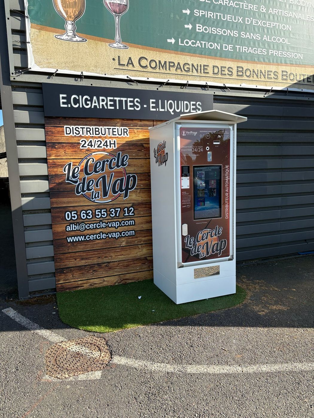 Distributeur automatique Le Cercle de la Vap, 30 route de Castres à Albi