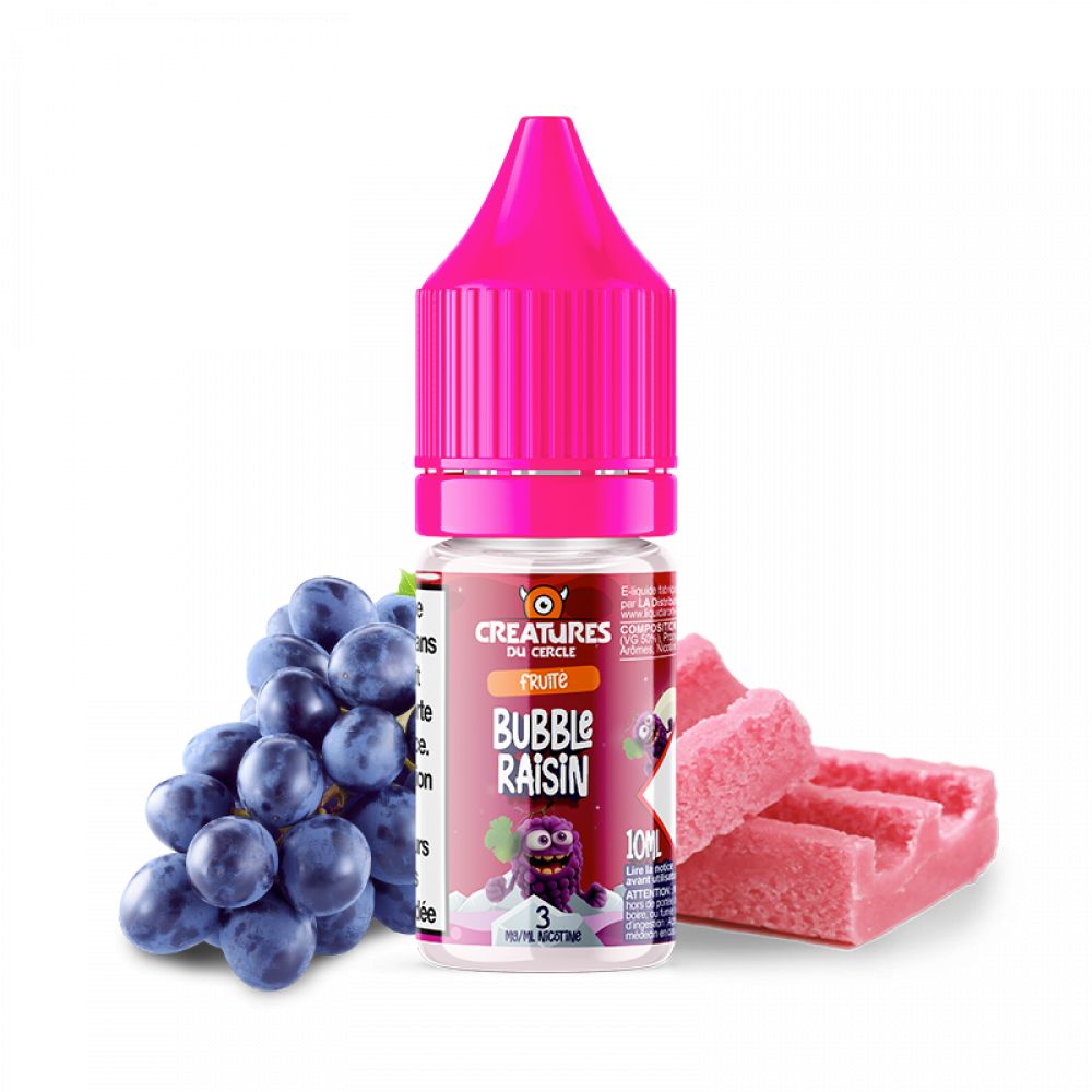 CREATURE DU CERCLE - BUBBLE RAISIN - 10ML - 12MG Le Cercle de la Vap Albi CREATURE DU CERCLE - BUBBLE RAISIN - 10ML - 12MG Le Cercle de la Vap Albi